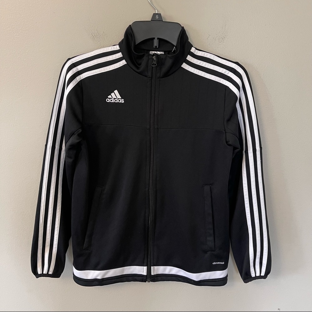 Adidas Climacool Youth Medium Full Zip Track Jacket EUC